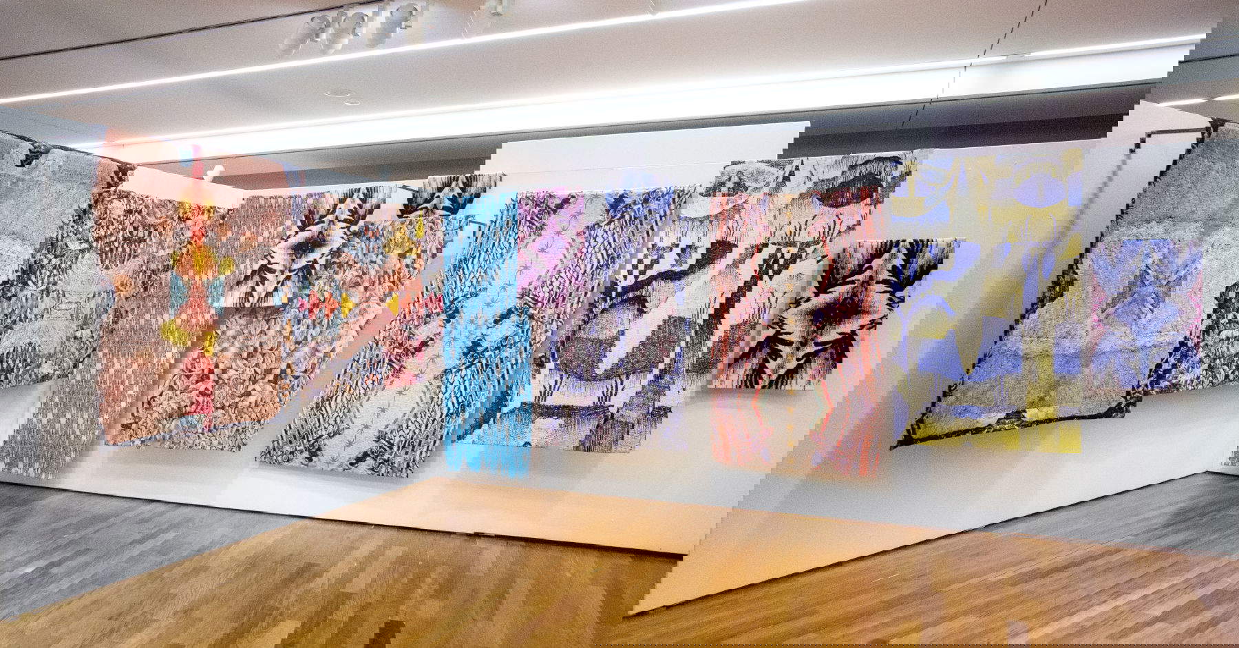 Veduta della mostra collettiva Trame esplorative. Foto: Su gentile concessione di Fondazione Dino Zoli