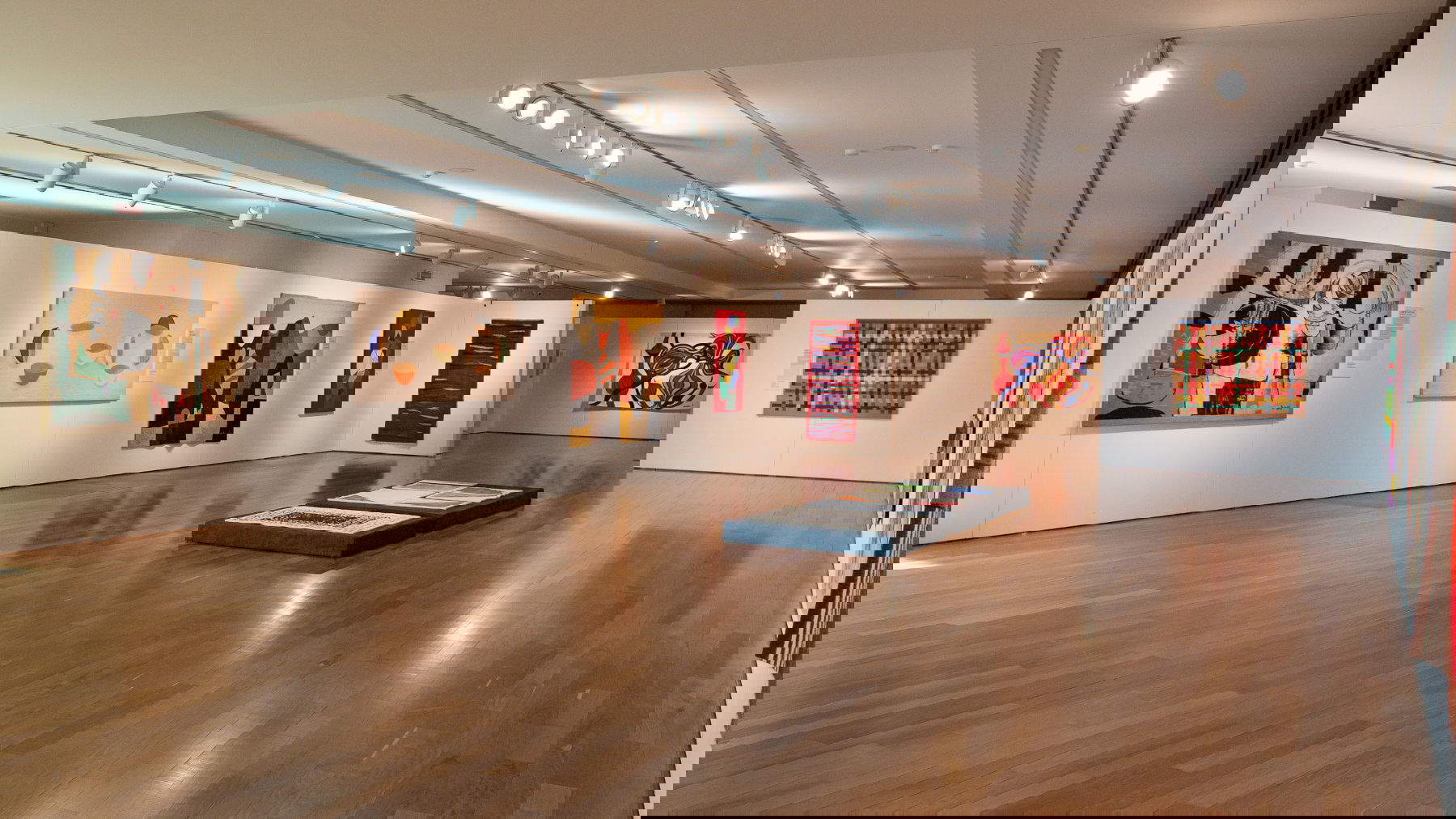 Veduta della mostra collettiva Trame esplorative. Foto: Su gentile concessione di Fondazione Dino Zoli