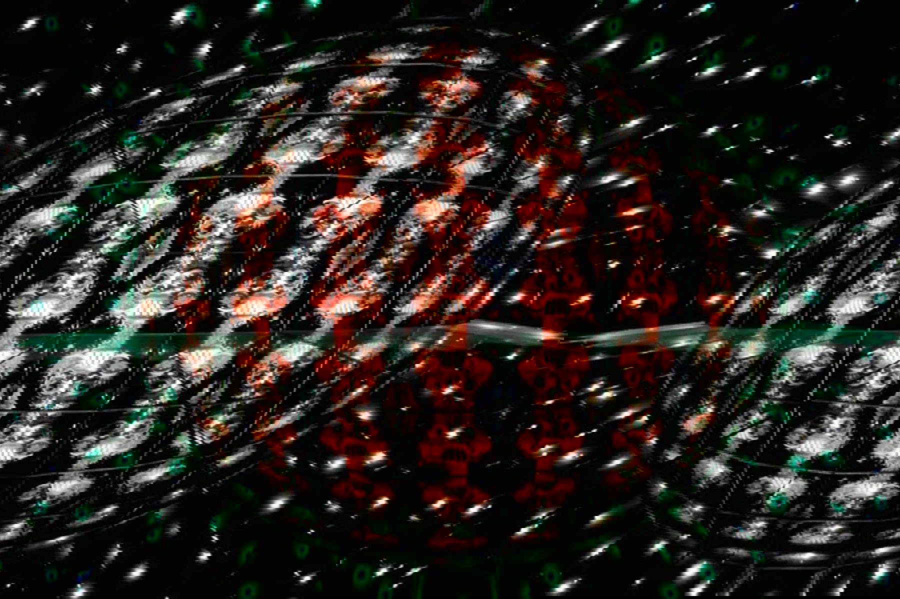 Theo Eshetu, Brave New World (2000; single-channel video installation with sound). Photo: Tiwani Contemporary