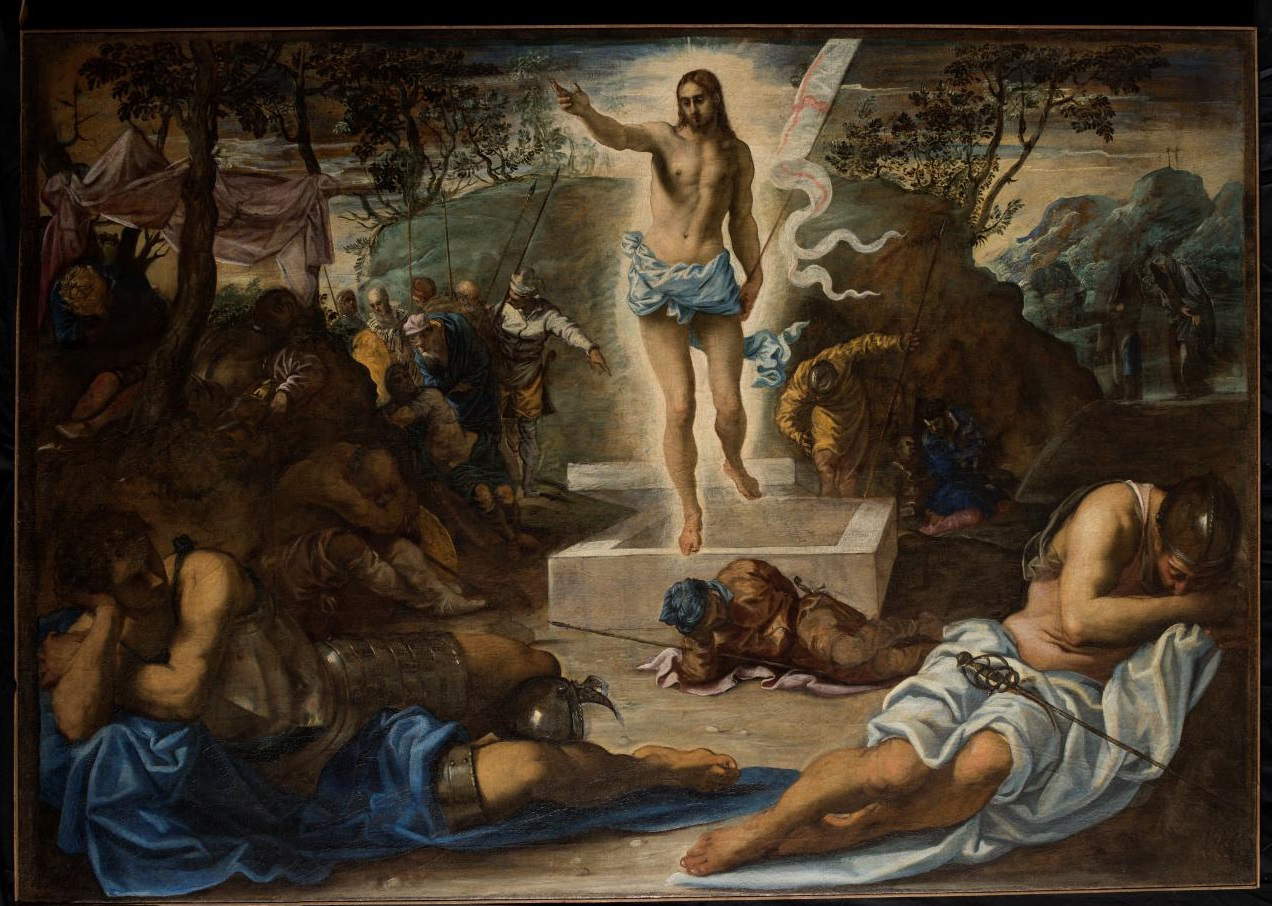 Jacopo Robusti detto Tintoretto, La Resurrezione (olio su tela; 161,5 x 234,5 cm; cat. 215) Credit &copy; Archivio fotografico G.A.VE &ndash; Su concessione del Ministero della Cultura &ndash; Gallerie dell&rsquo;Accademia di Venezia