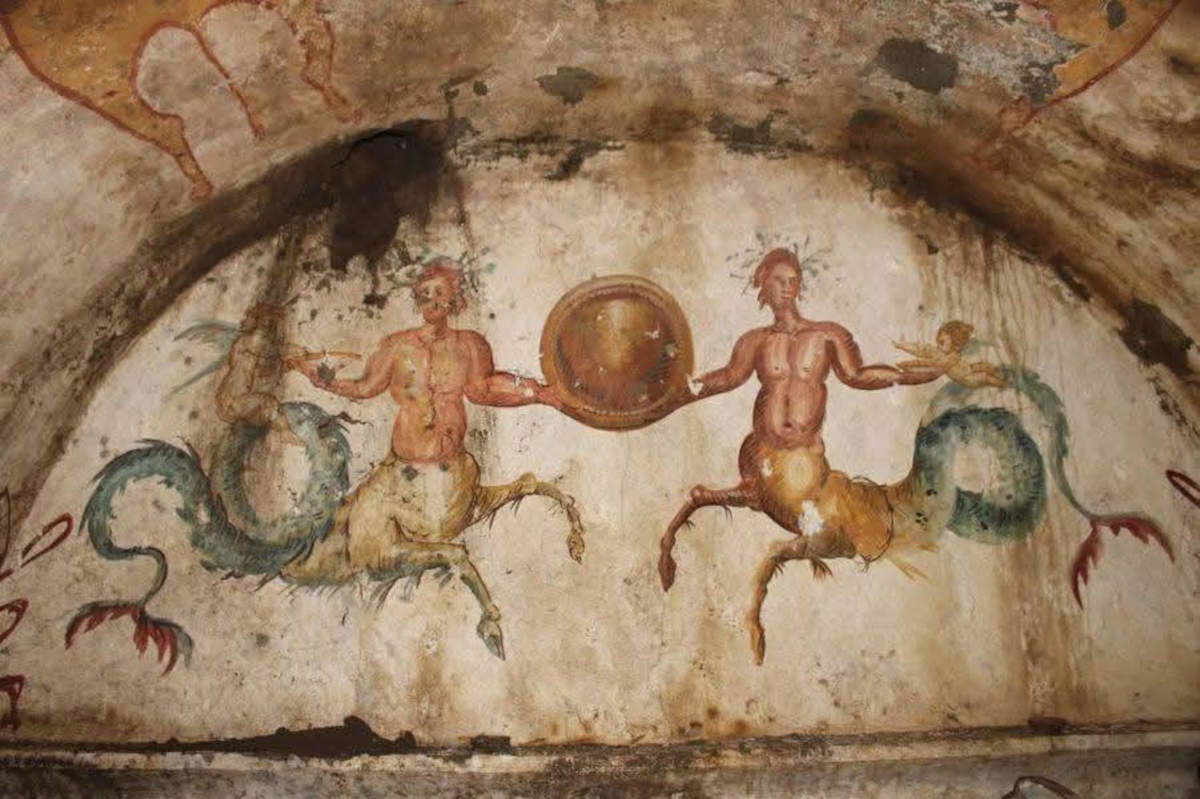 Grab des Cerberus. Foto: Kulturministerium – Oberaufsicht für Archäologie, Bildende Künste und Landschaft des Großraums Neapel./ Giovanni Genova