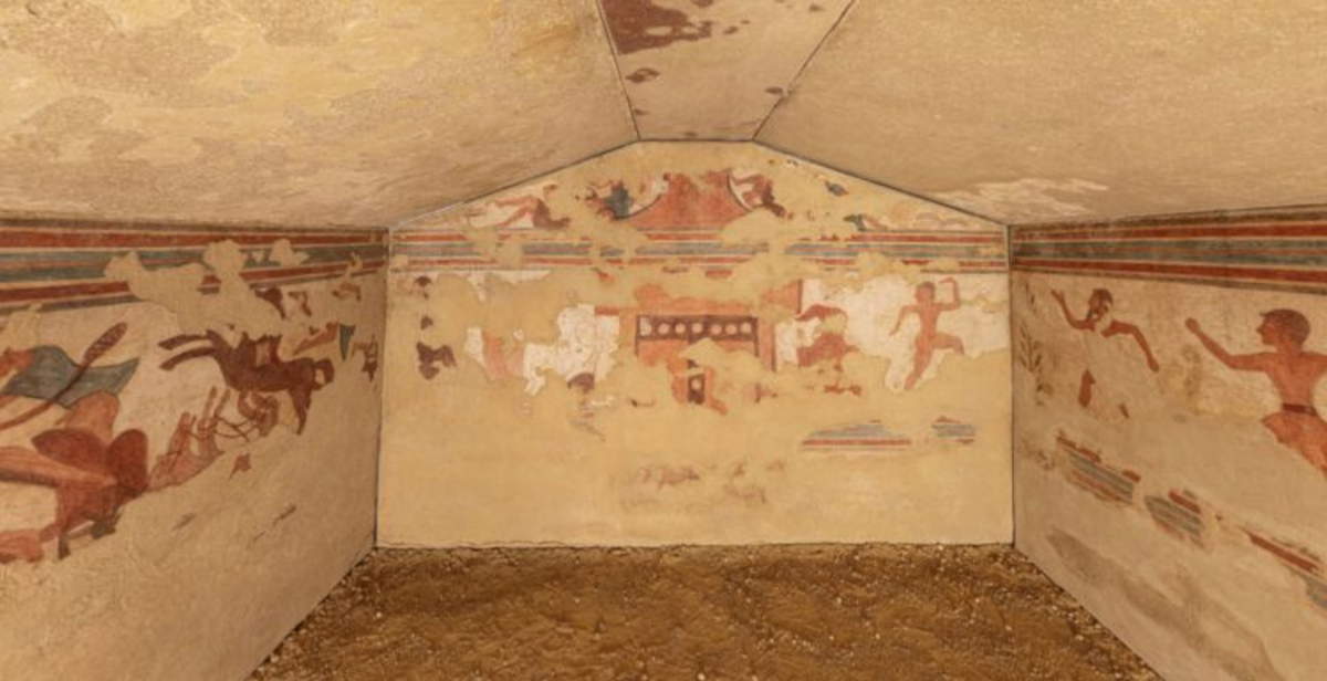 La Tumba Olímpica de Tarquinia reconstruida digitalmente para Milán-Cortina 2026