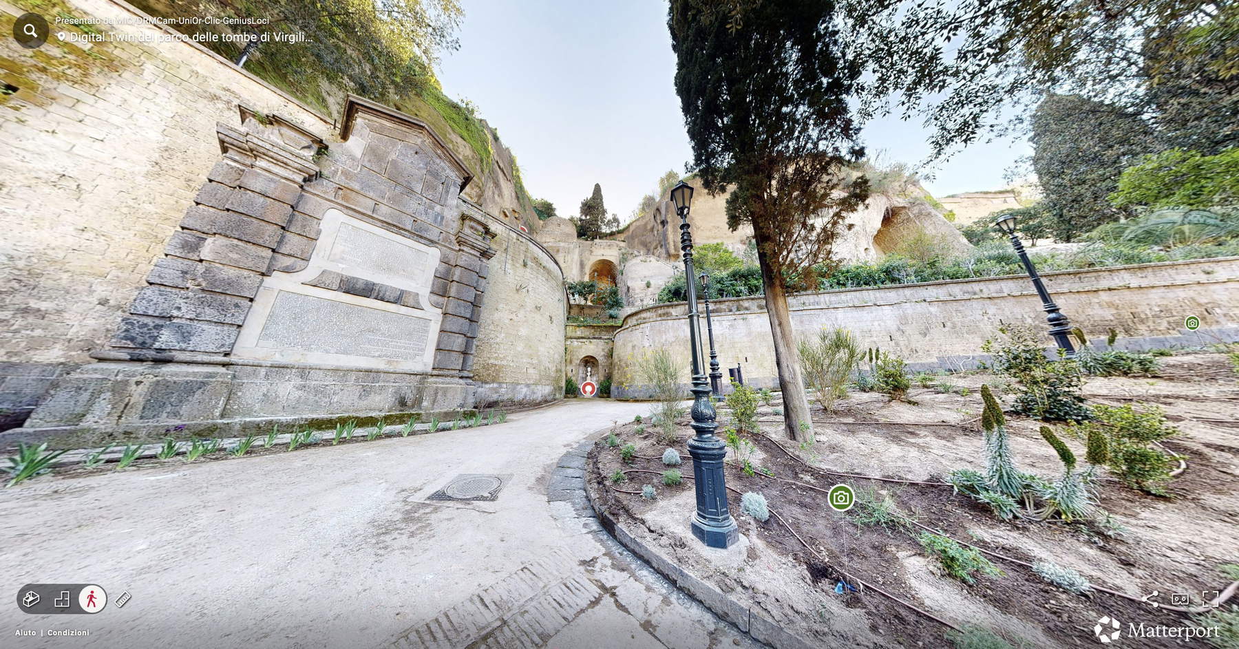 Il tour immersivo del sito
