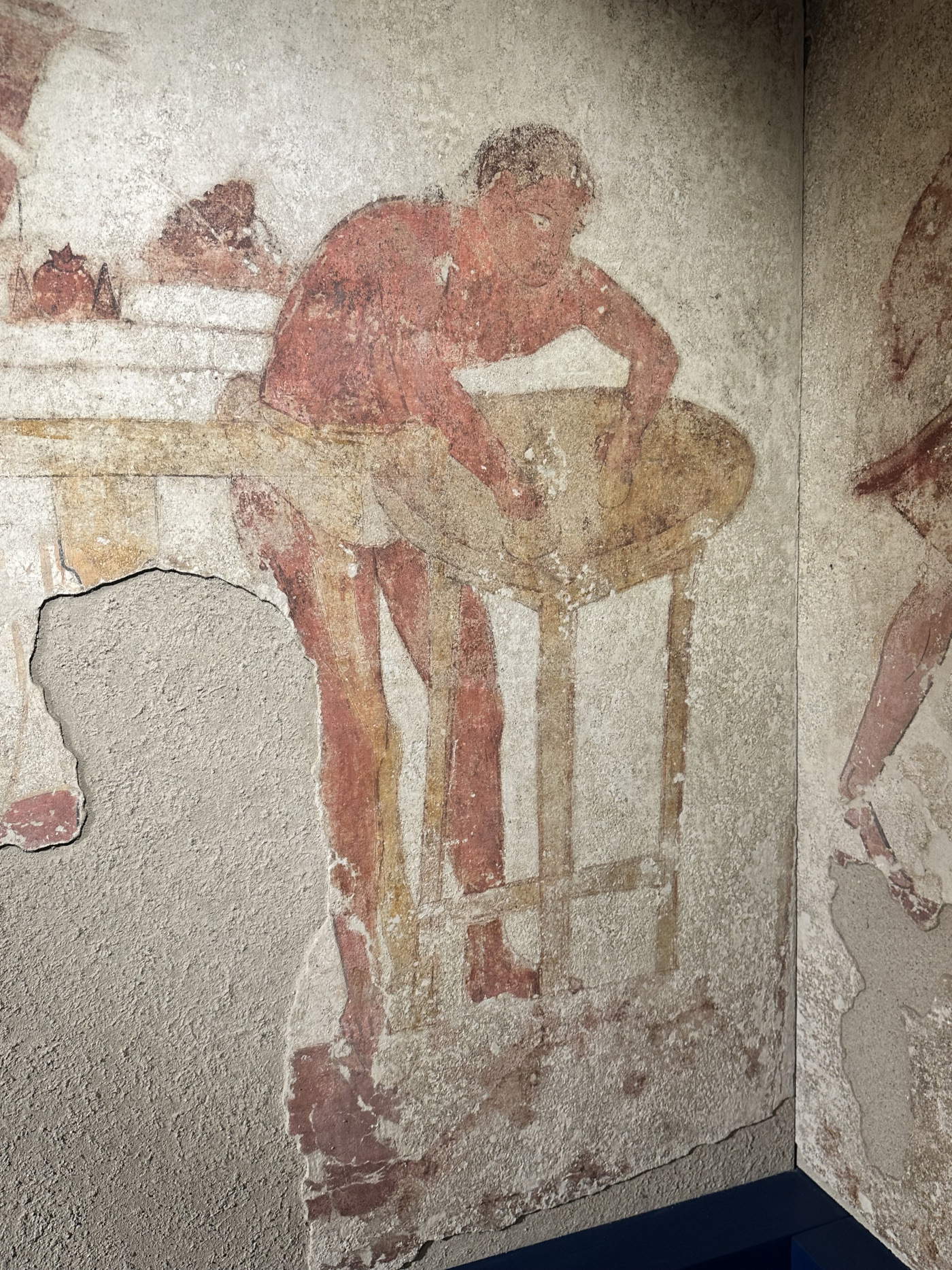 Tomba Golini, dettaglio
