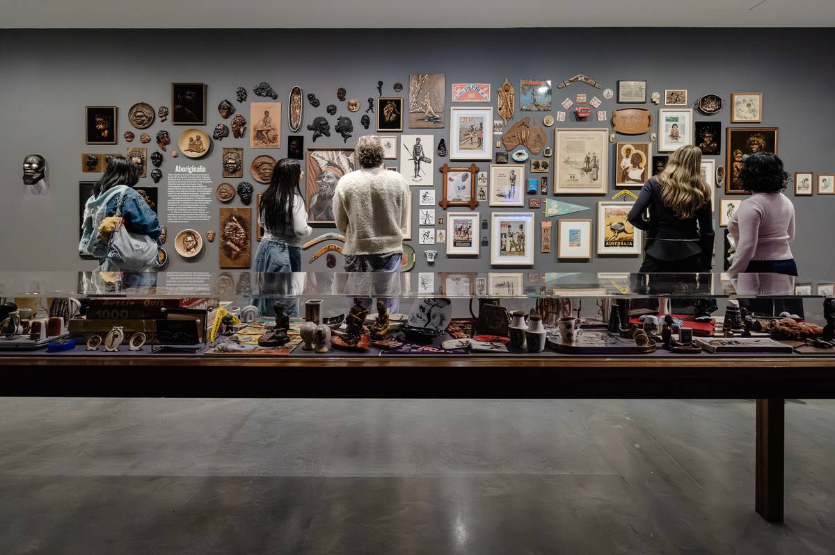 Tony Albert, « Not a souvenir », images de l'exposition. Photo : Ravyna Jassani / Museum of Contemporary Art Australia, Sydney