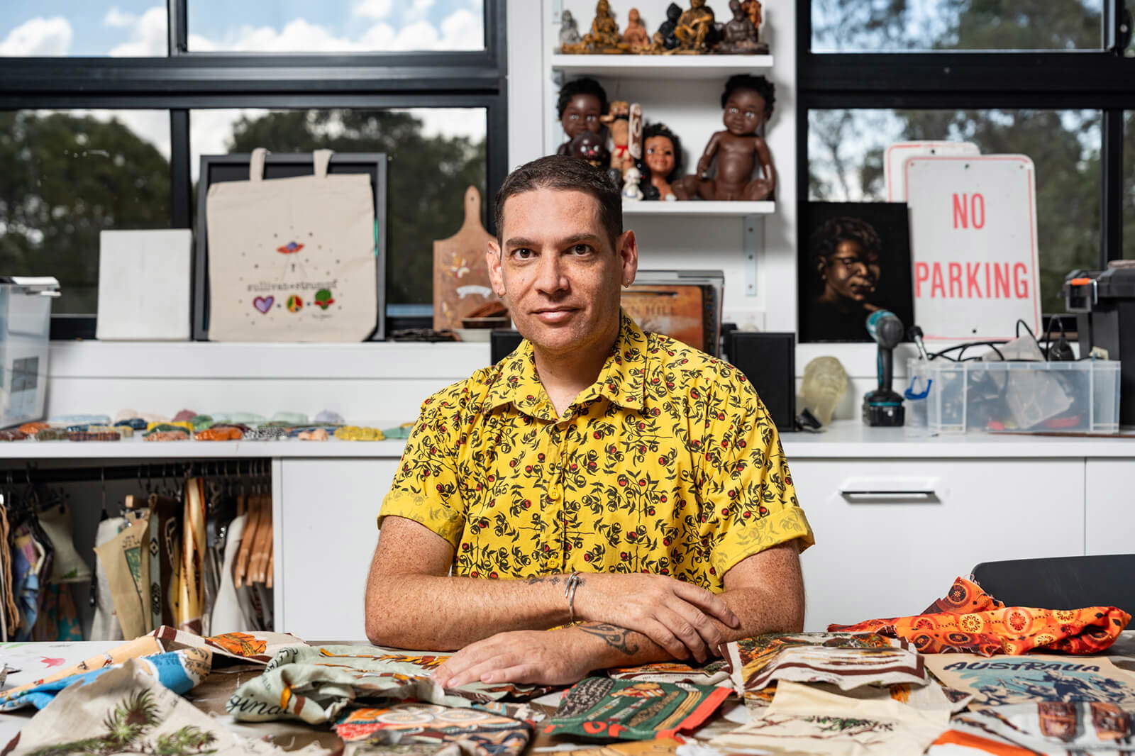 Tony Albert. Photo : Ravyna Jassani / Musée d'art contemporain d'Australie, Sydney
