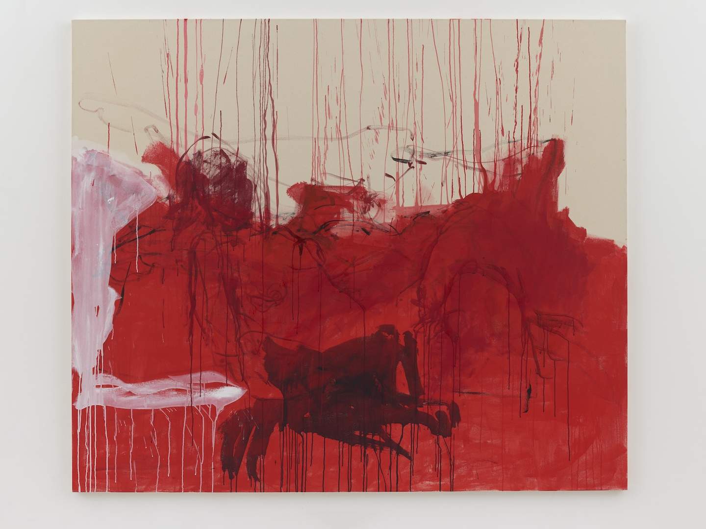 Tracey Emin, I Never Asked to Fall in Love - You Made Me Feel Like This (2018; Private Collection) &copy; Tracey Emin, courtesy of Xavier Hufkens Gallery