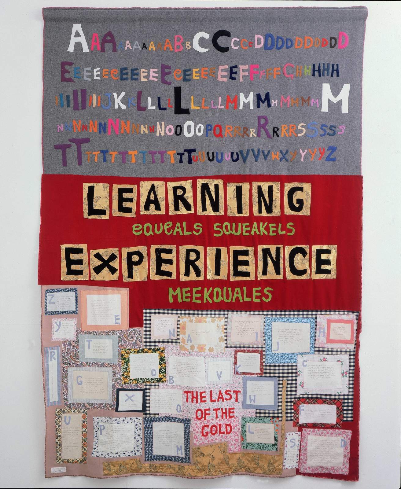 Tracey Emin, The last of the gold (2002 ; The Levett Collection) &copy; Tracey Emin, courtesy of FAMM Female Artists of the Mougins Museum