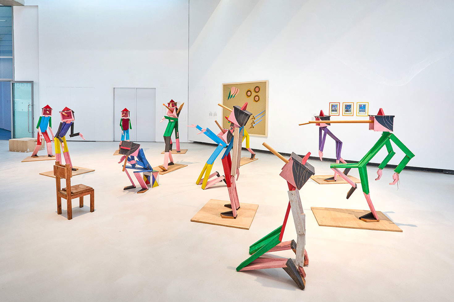 Tragicomics, staging. Photo: Simon d'Ex&eacute;a. Courtesy of MAXXI Foundation.