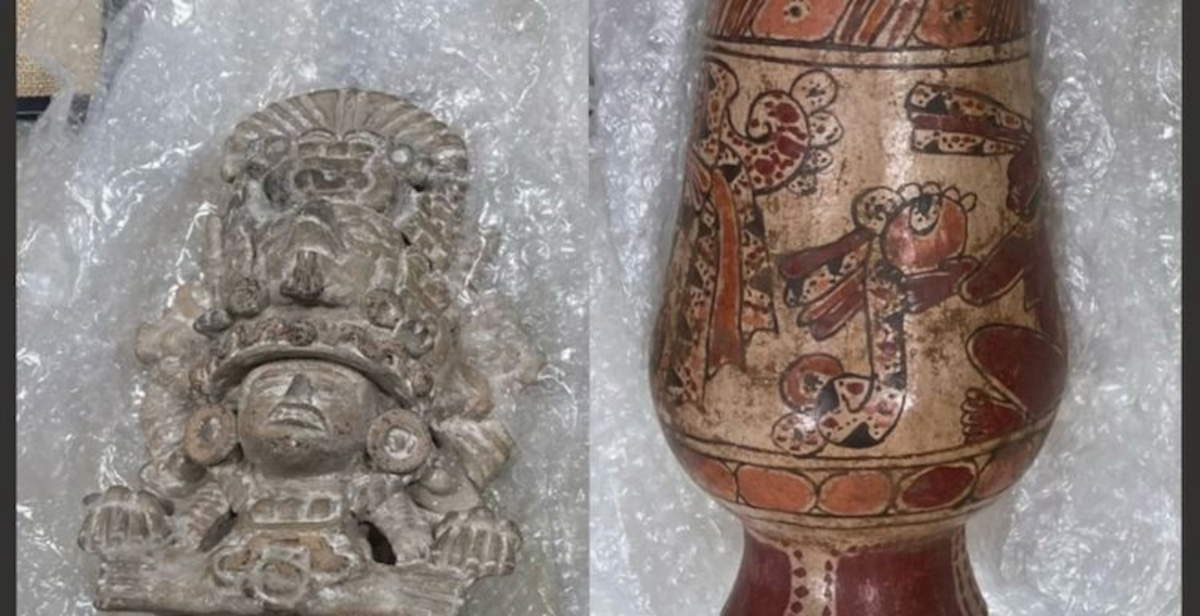 For the first time, Portugal returns three illegally taken archaeological artifacts to Mexico
