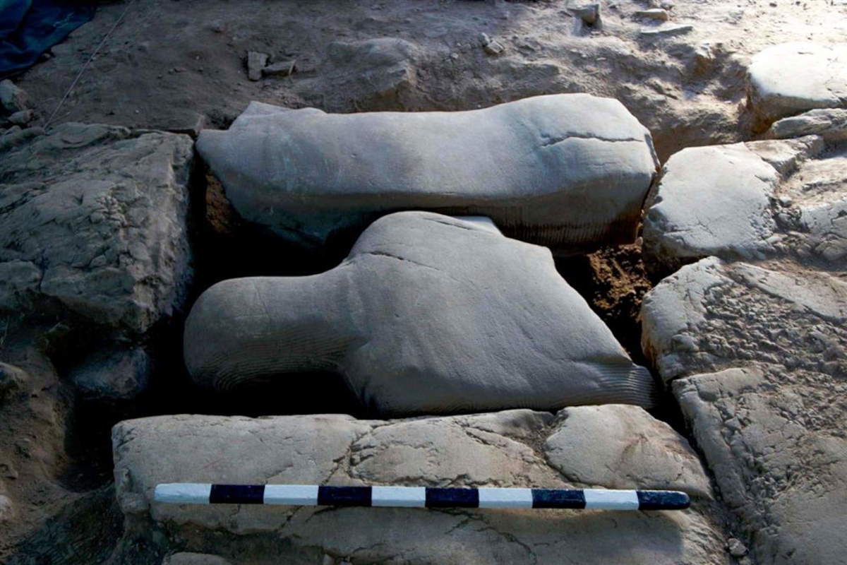 The discovery of the monumental statue. Photo: Turkish Ministry of Culture and Tourism