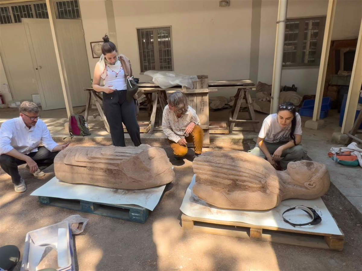 The discovery of the monumental statue. Photo: Turkish Ministry of Culture and Tourism
