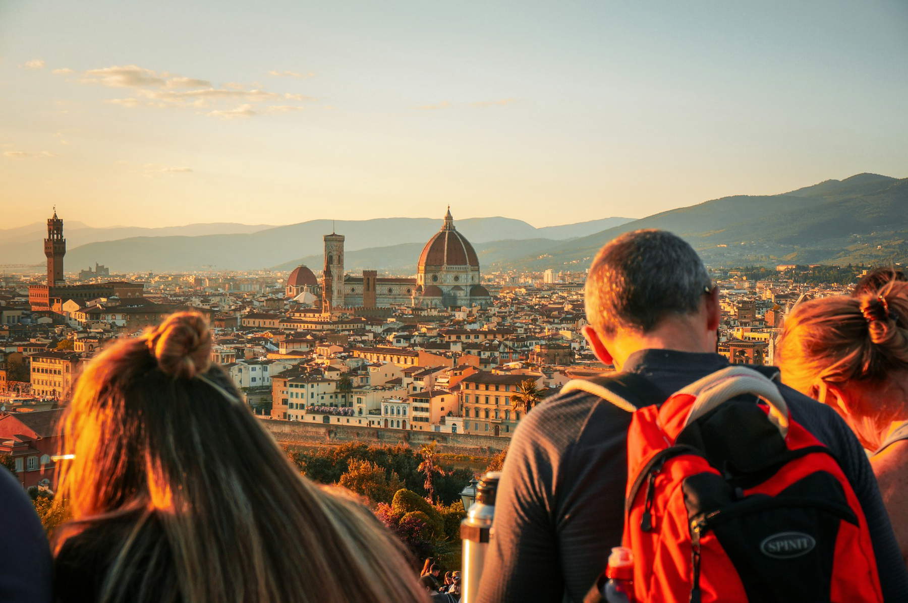 Tourists in Florence. Photo: Dipen Patel