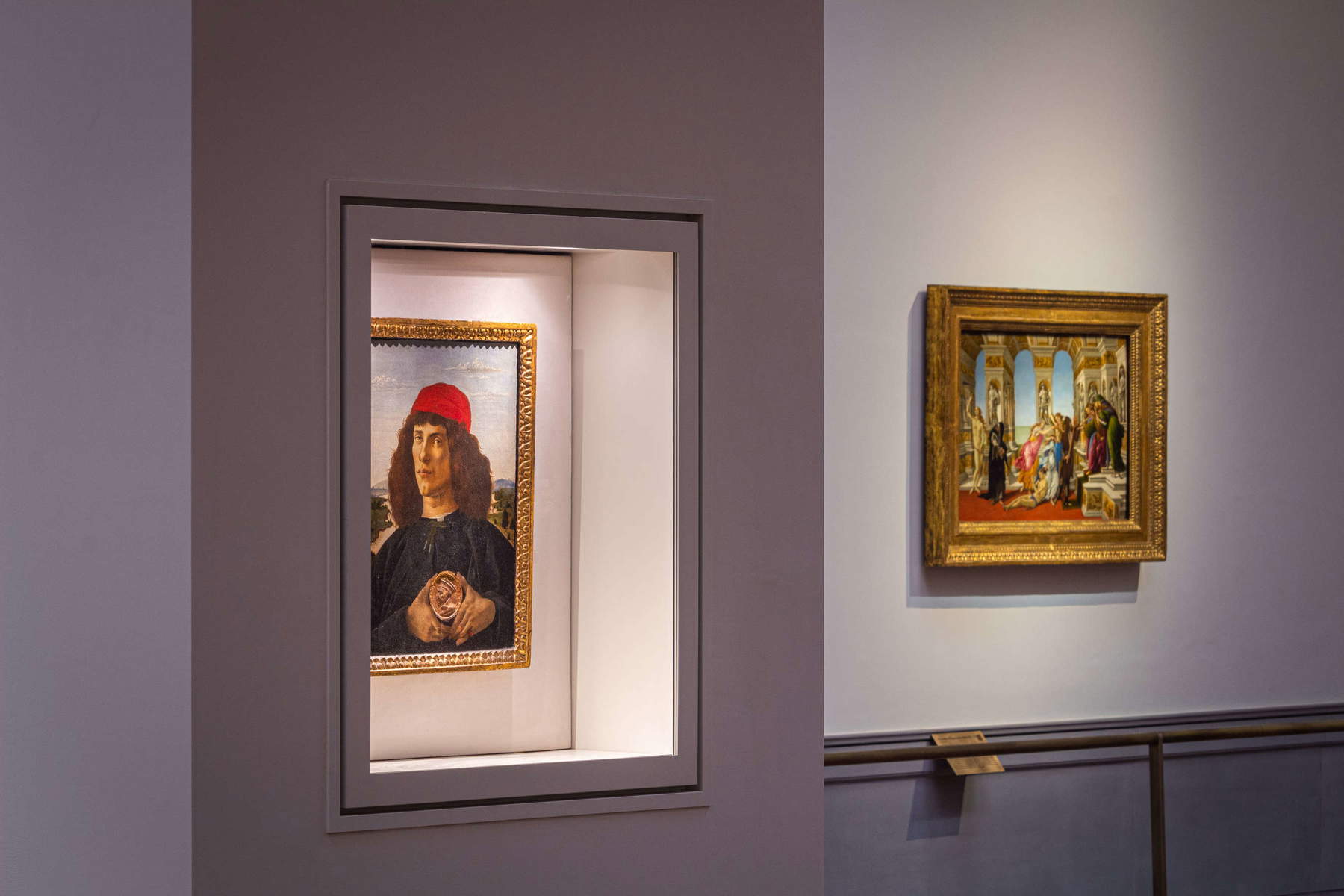 Uffizi, nuovi allestimenti delle Sale di Botticelli