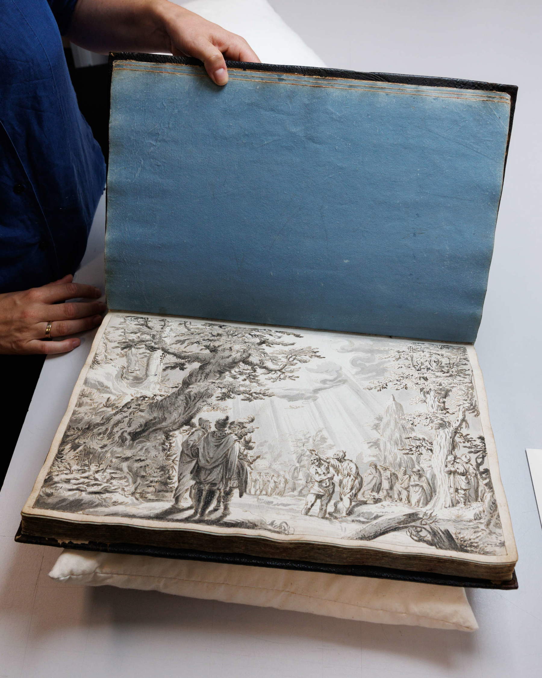 Carnet de croquis de Van Eeghen. Photo : Rijksmuseum / Kelly Schenk