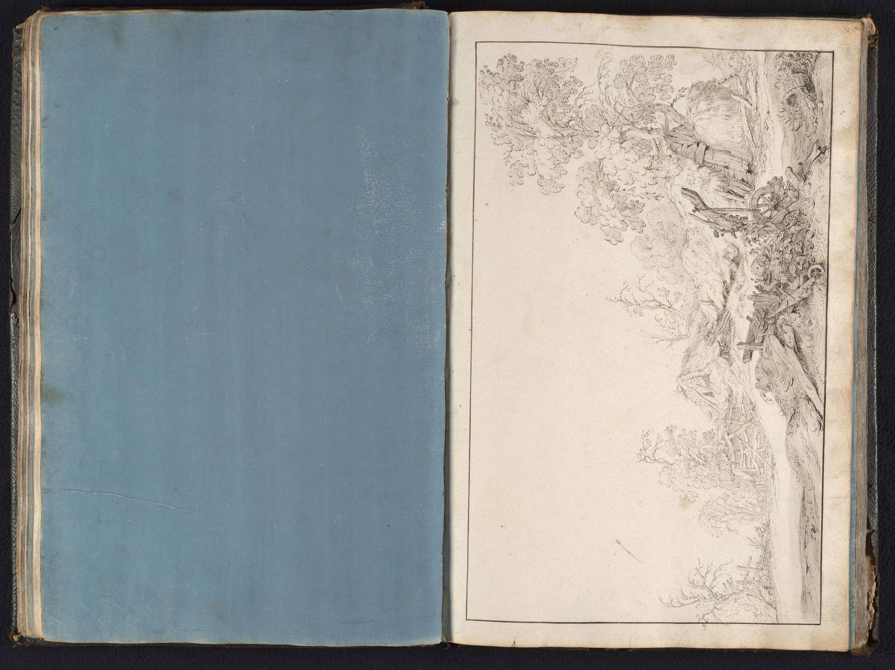 Carnet de croquis de Van Eeghen. Photo : Rijksmuseum