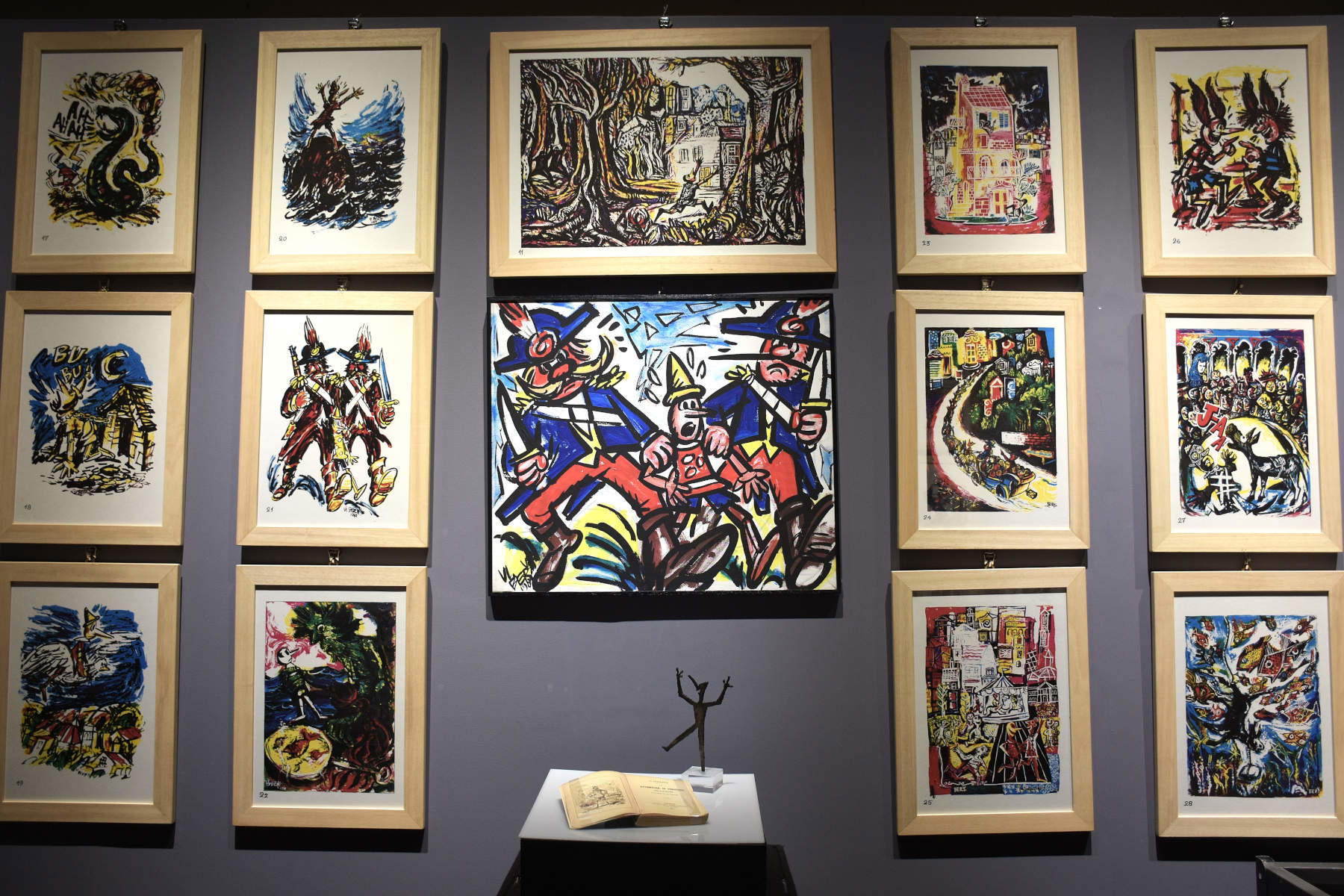 Vue de l'exposition au Palazzo Corsini Suarez