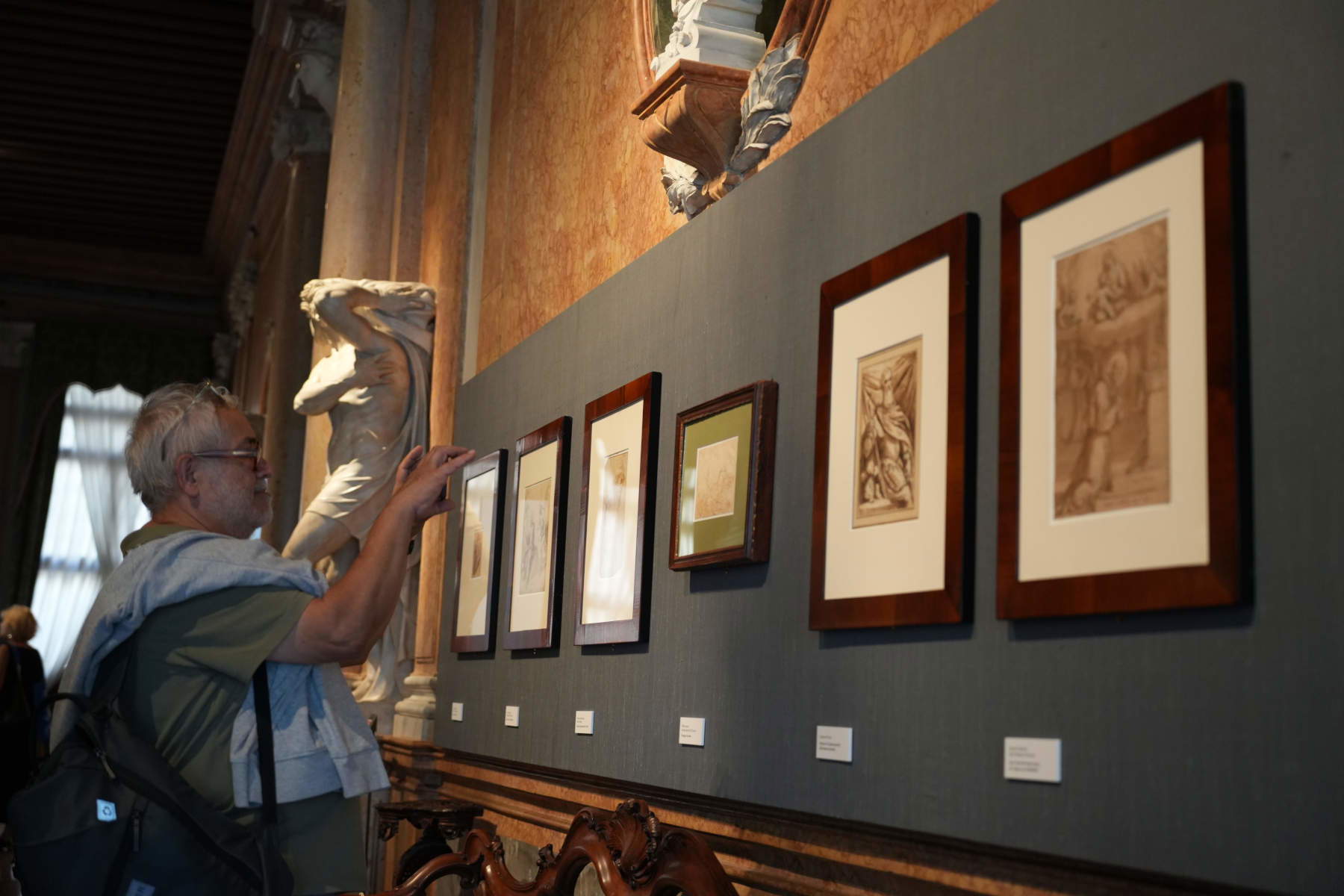 View of the exhibition *In the Spirit of Venice: The Alessandro Favaretto Rubelli Donation*. Photo: Luca Chiandoni
