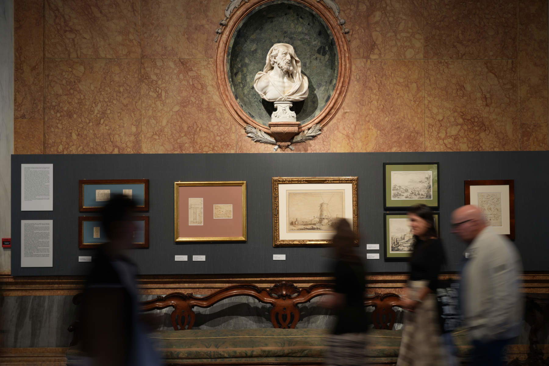 View of the exhibition *In the Spirit of Venice: The Alessandro Favaretto Rubelli Donation*. Photo: Luca Chiandoni