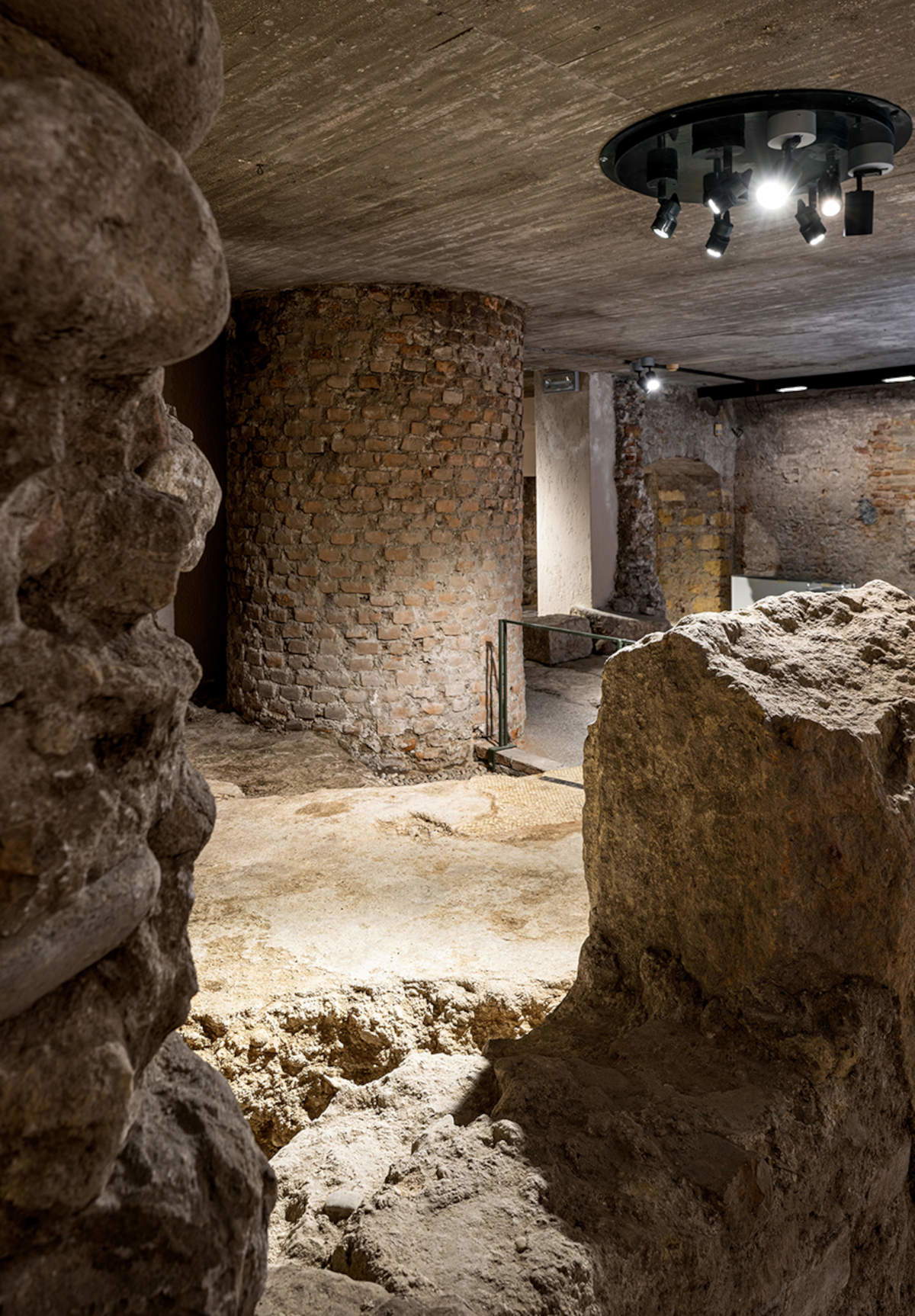 Blick auf die archäologische Stätte des Palazzo Forti &copy; Giuseppe Marinelli, Giovanni Peretti