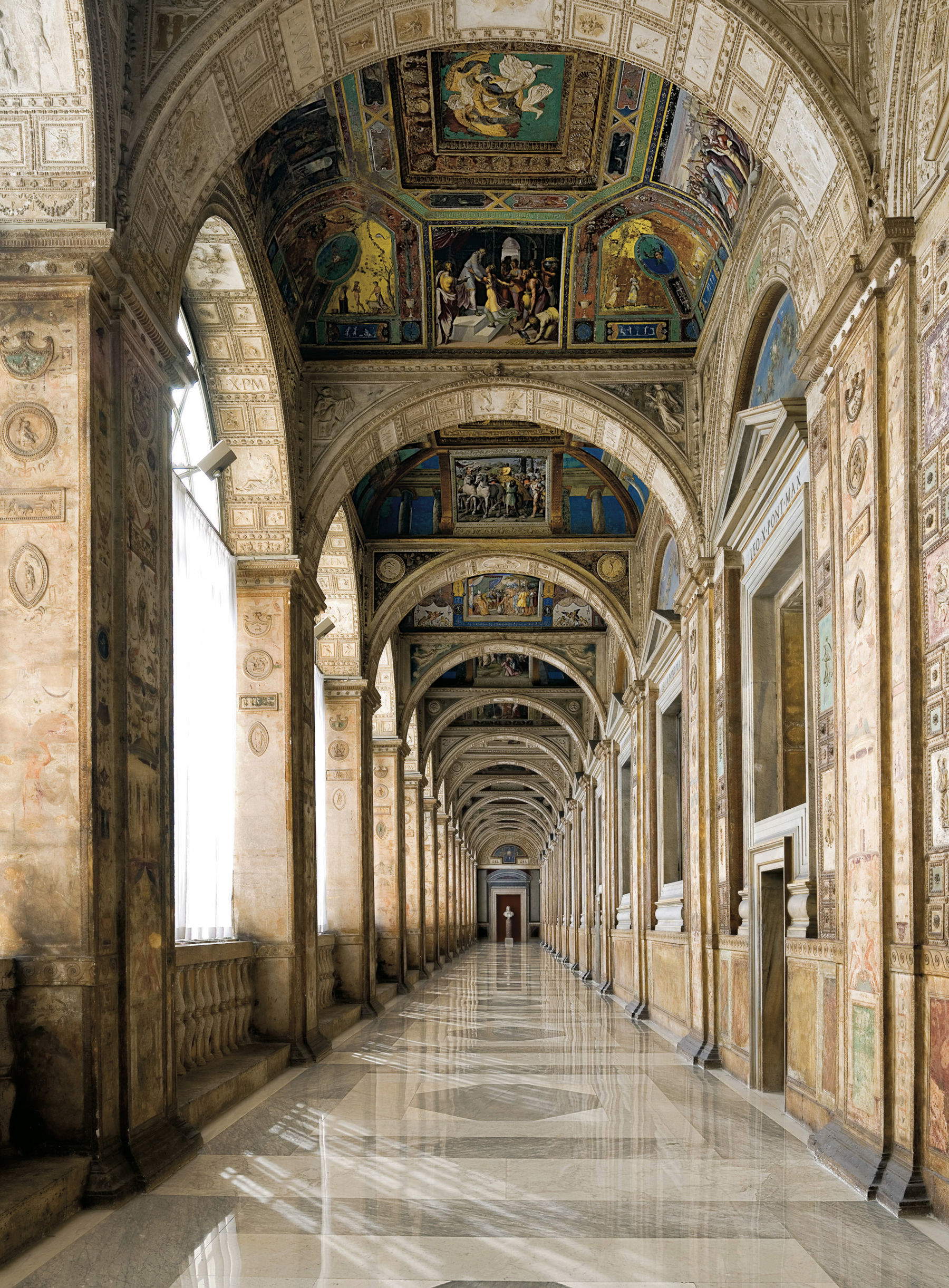 Innenansicht der Zweiten Loggia. Foto: A. Bracchetti, 2007 (Copyright &copy; Governatorato SCV &ndash; Museumsdirektion. Alle Rechte vorbehalten)