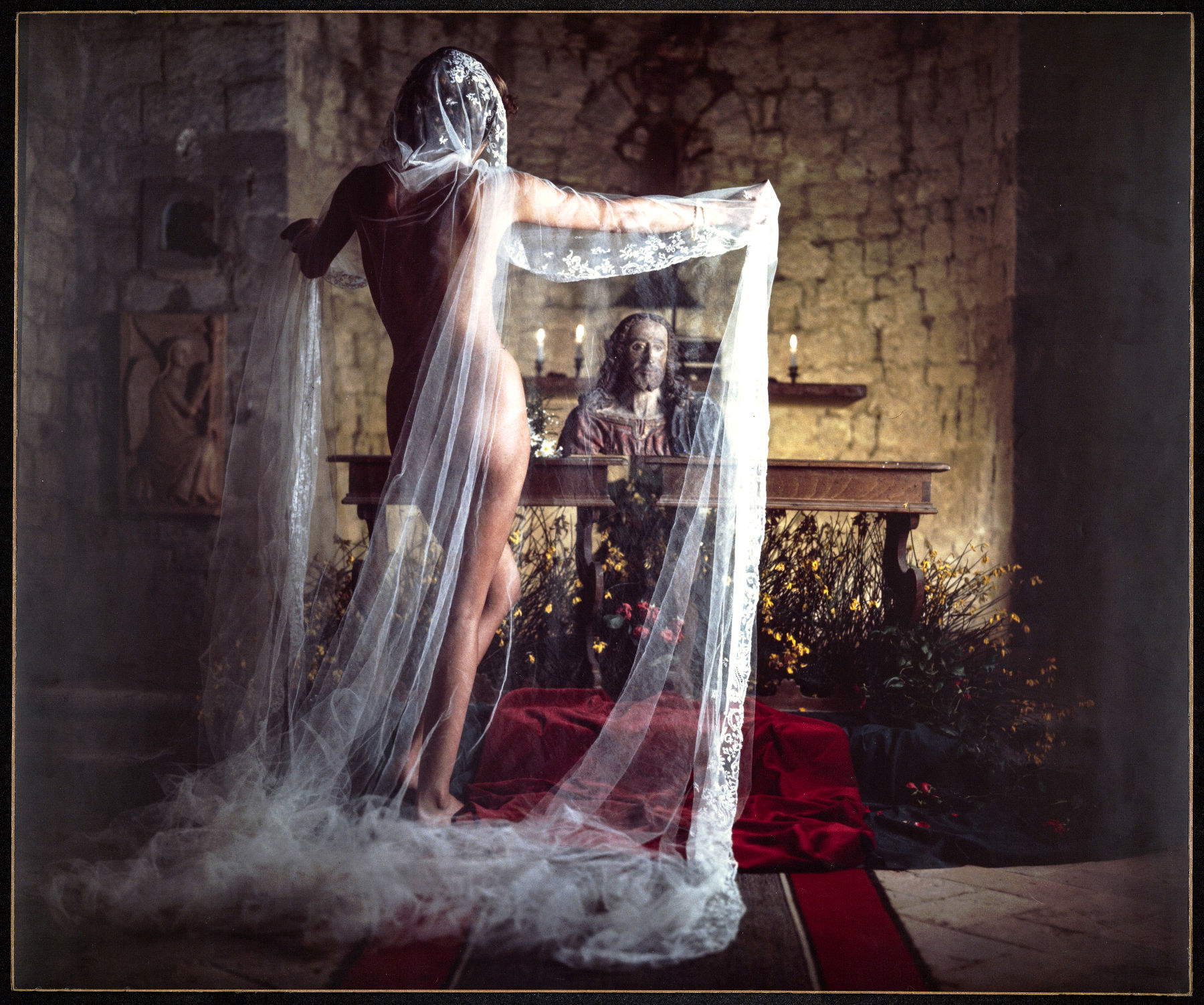 Verita Monselles, Der Schleier (1975; Cibachrom, 61x51 cm). S