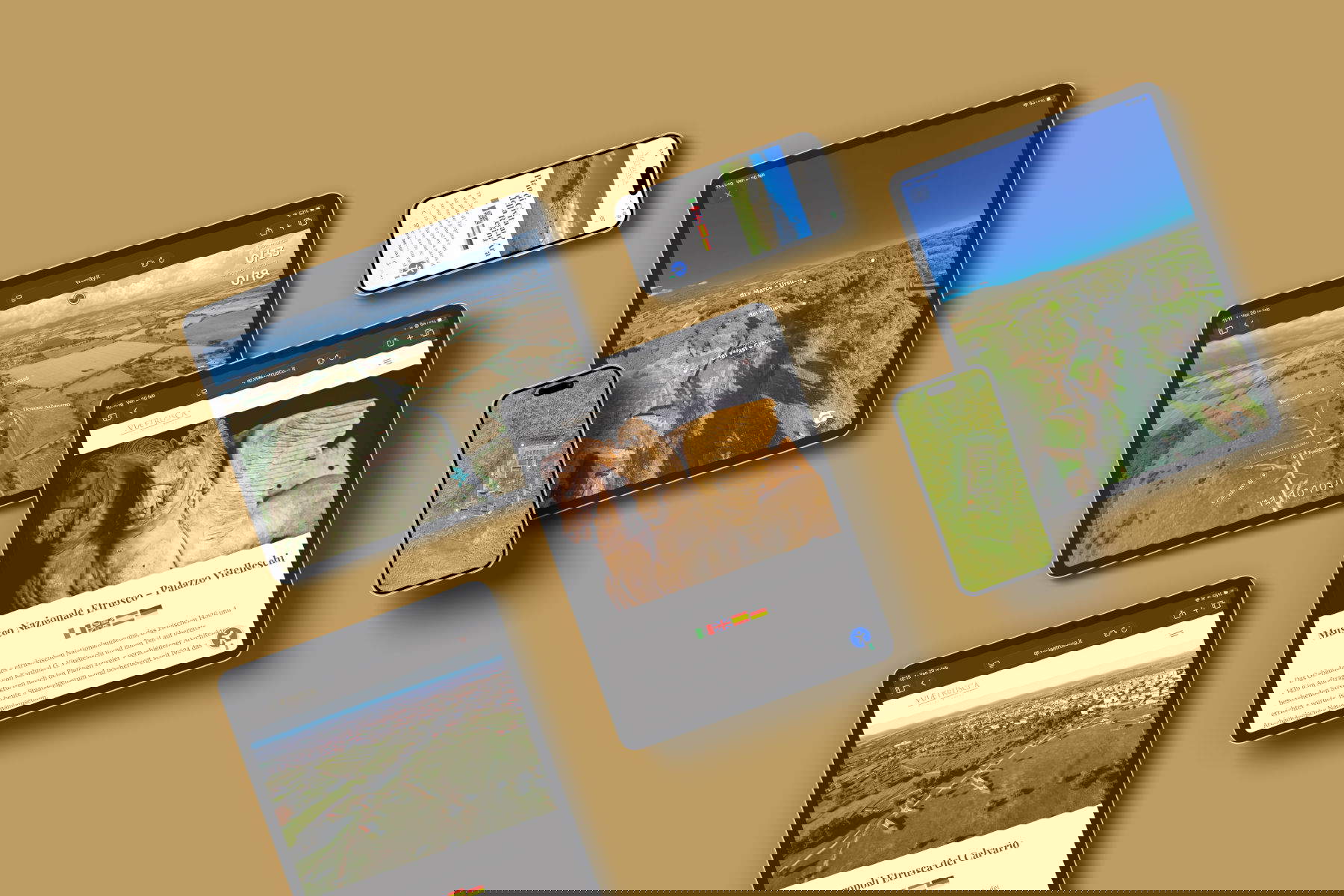 Via Etrusca - Web-Anwendung. Foto: Skylab Studios