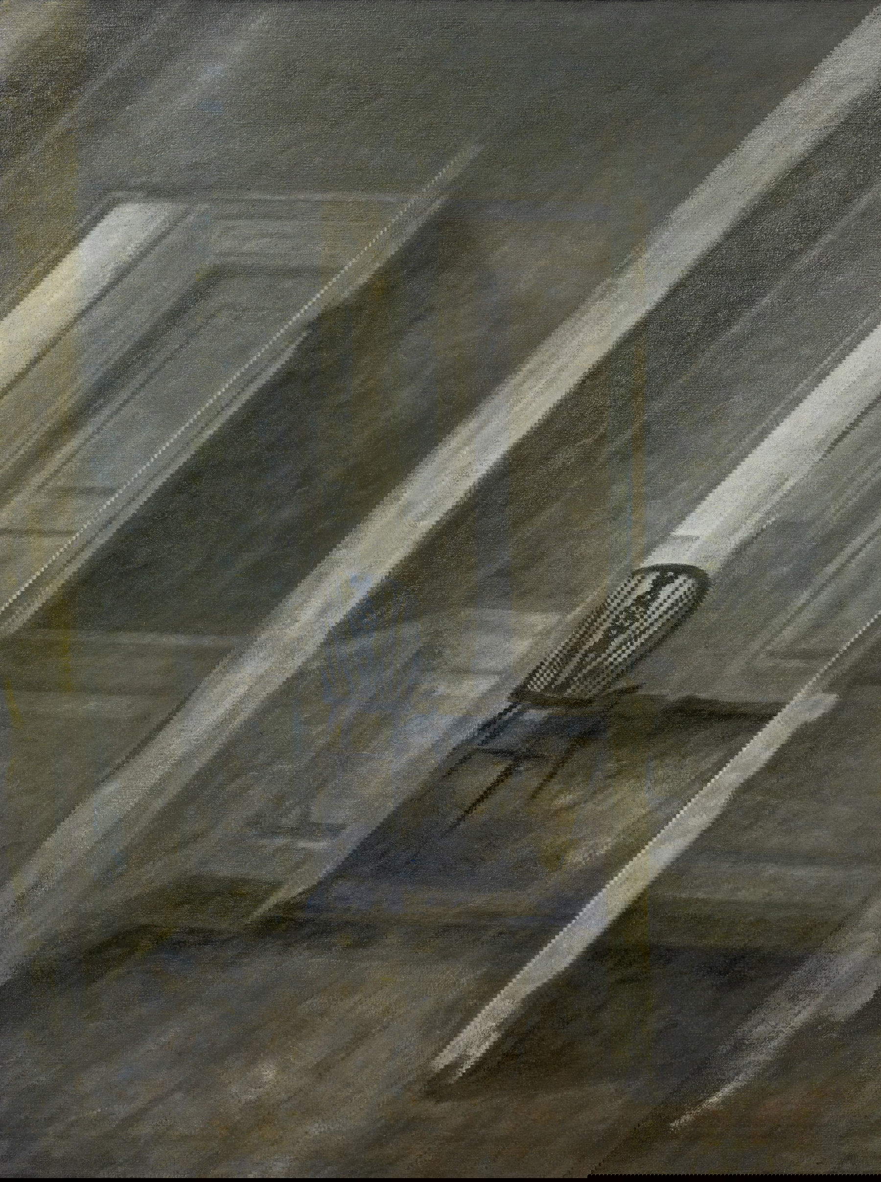 Vilhelm Hammersh&oslash;i, Interior con silla Windsor en Strandgade 25 (1913; óleo sobre lienzo, 73,7 x 54 cm) Estimación: 2.500.000-3.500.000 dólares. Foto cortesía de Phillips.