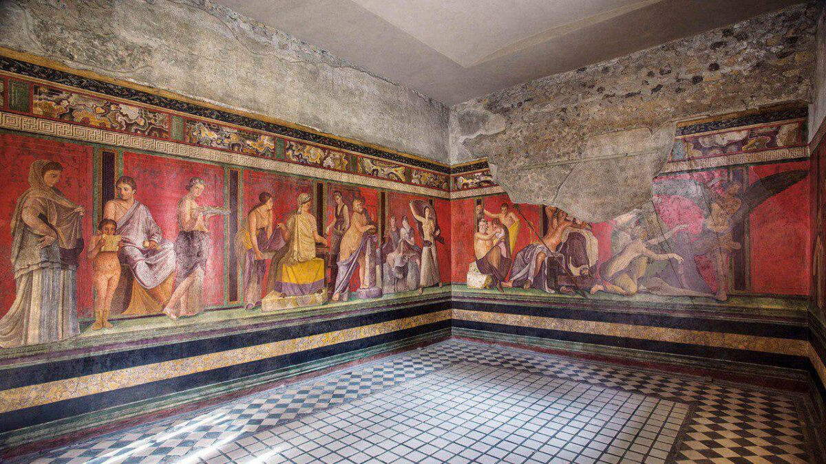 Fresken der Villa dei Misteri