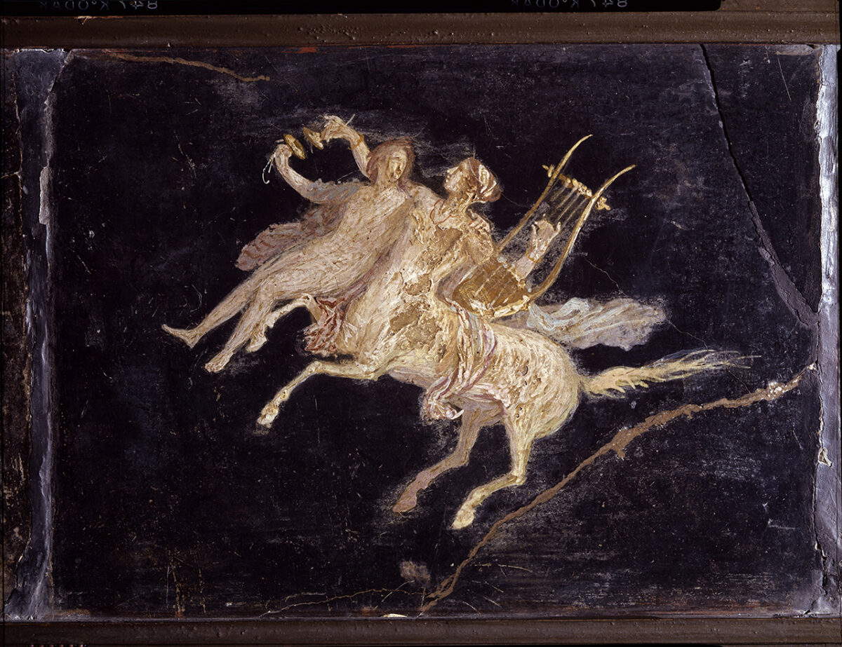 Cicero's Villa, frescoes from Pompeii. Photo: Ministry of Culture - Pompeii Archaeological Park
