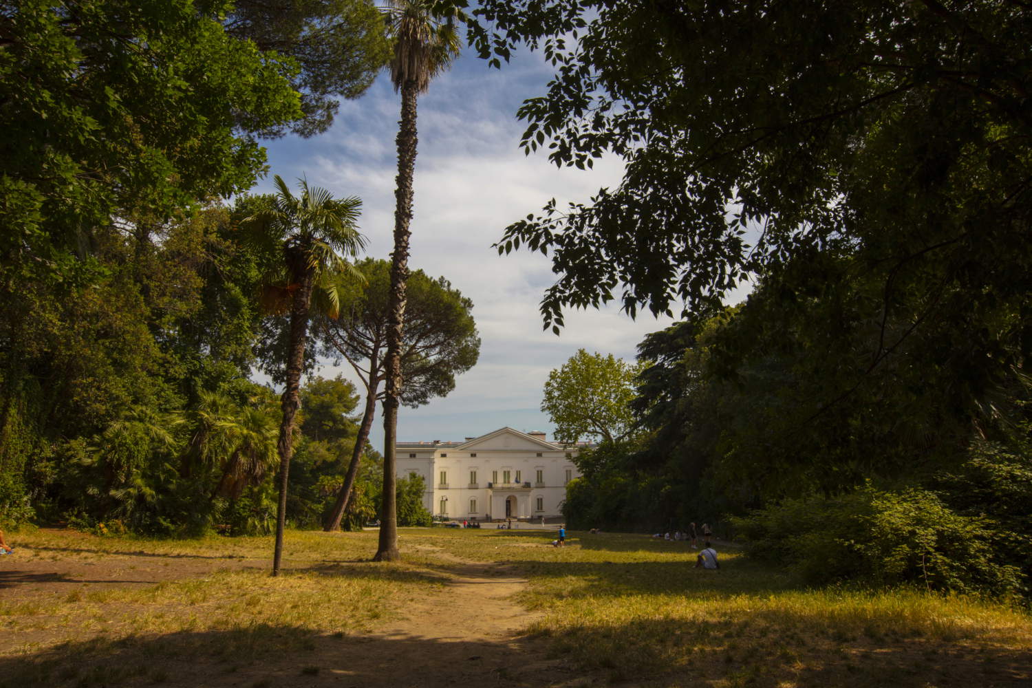Villa Floridiana, fachada principal
