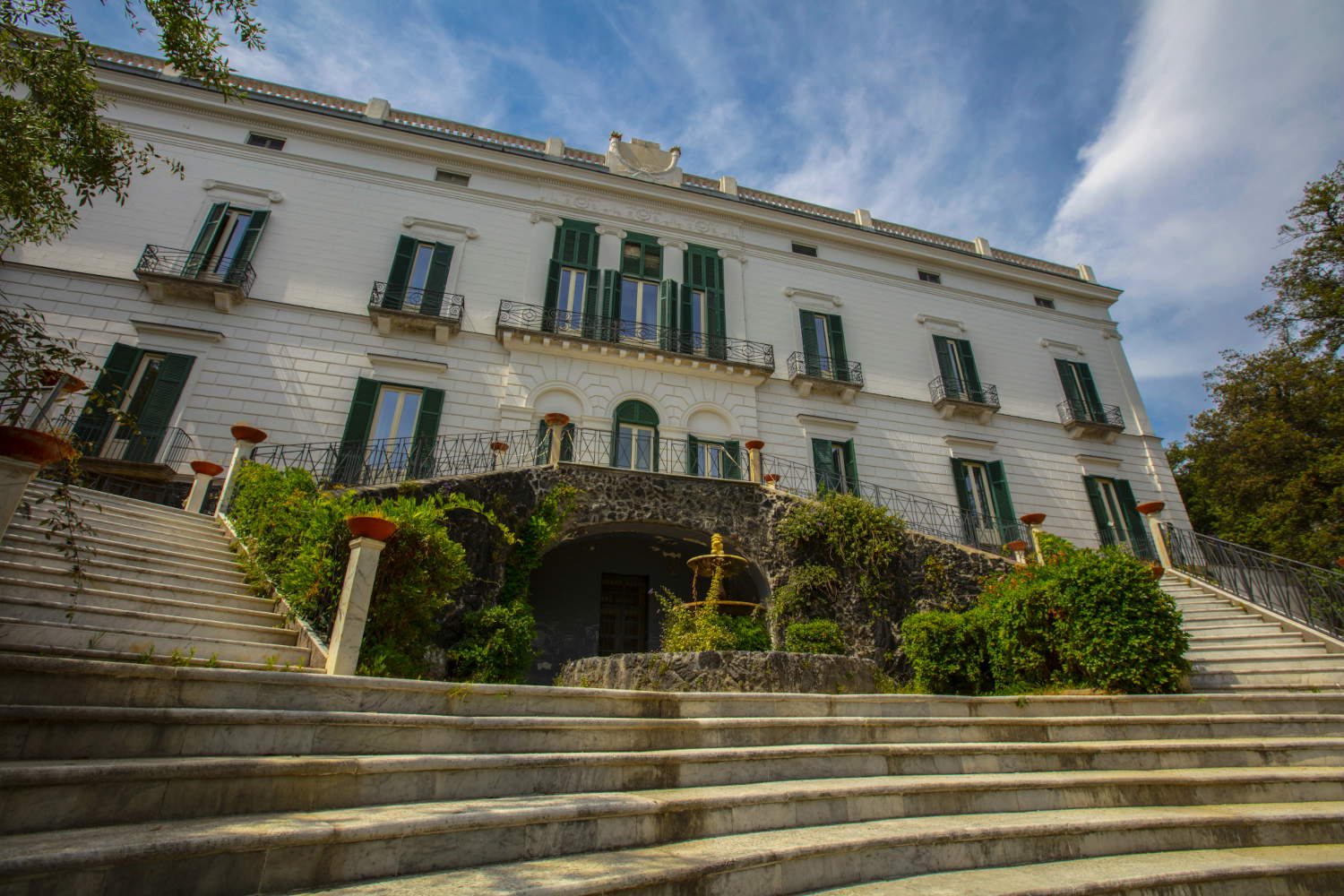 Villa Floridiana, Escalera del Belvedere