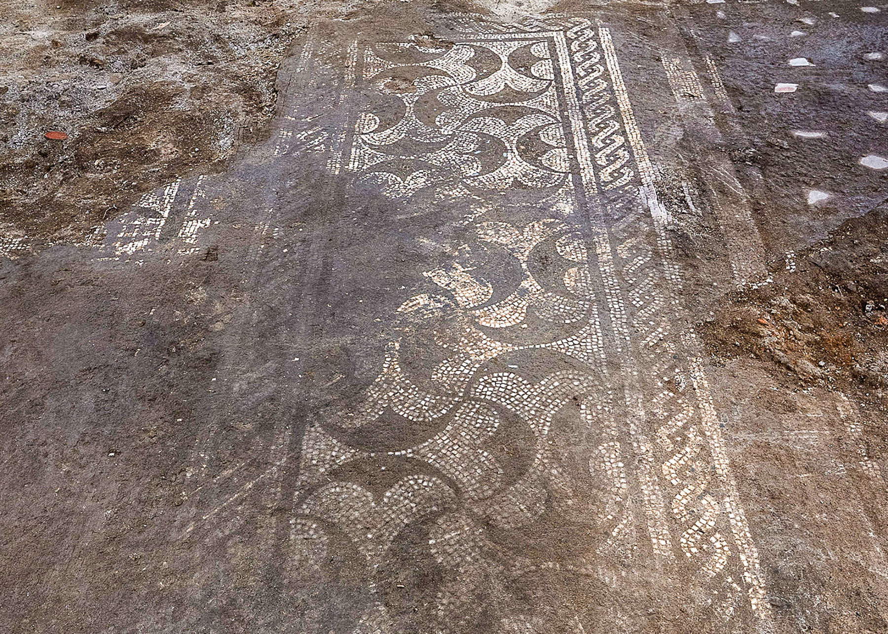 Die Mosaike vor der Restaurierung