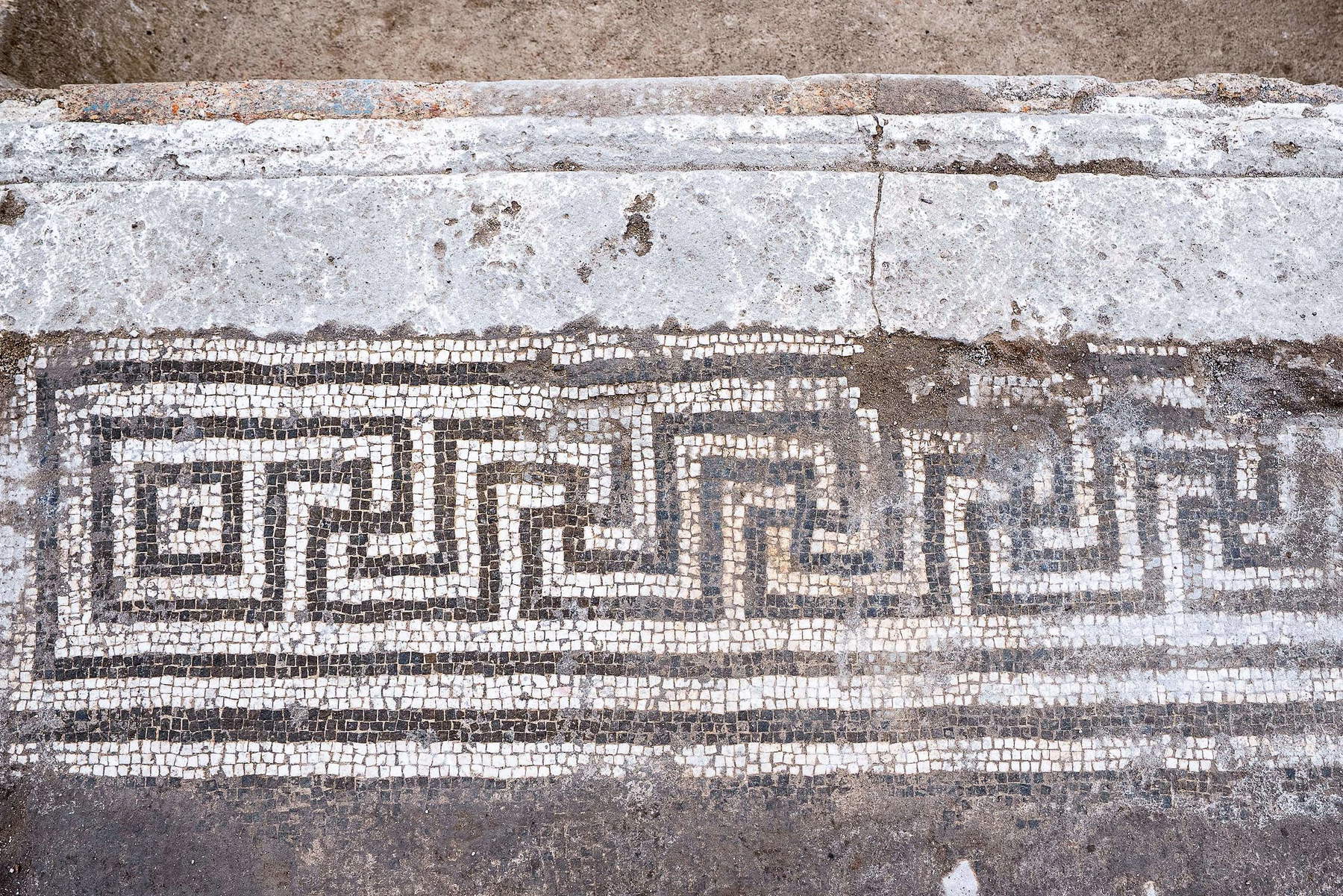 Die Mosaike vor der Restaurierung