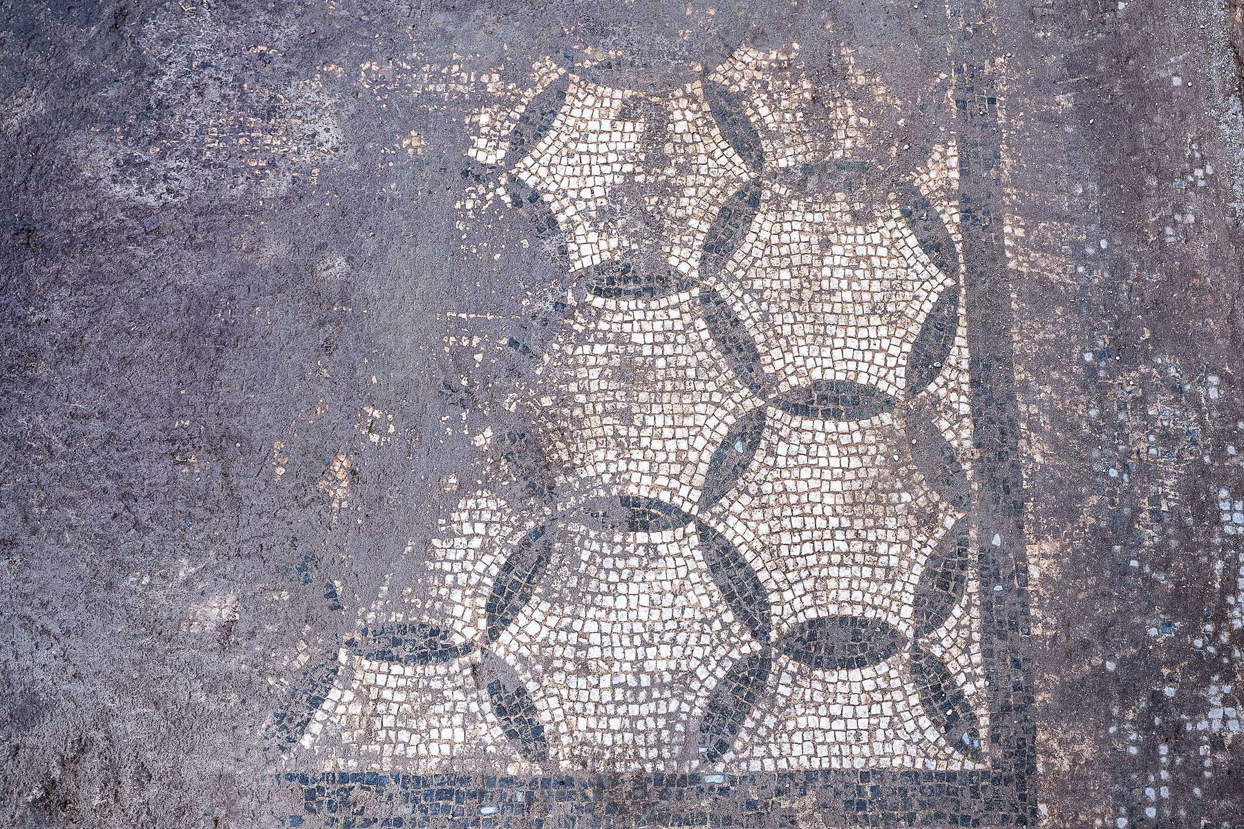 Die Mosaike vor der Restaurierung