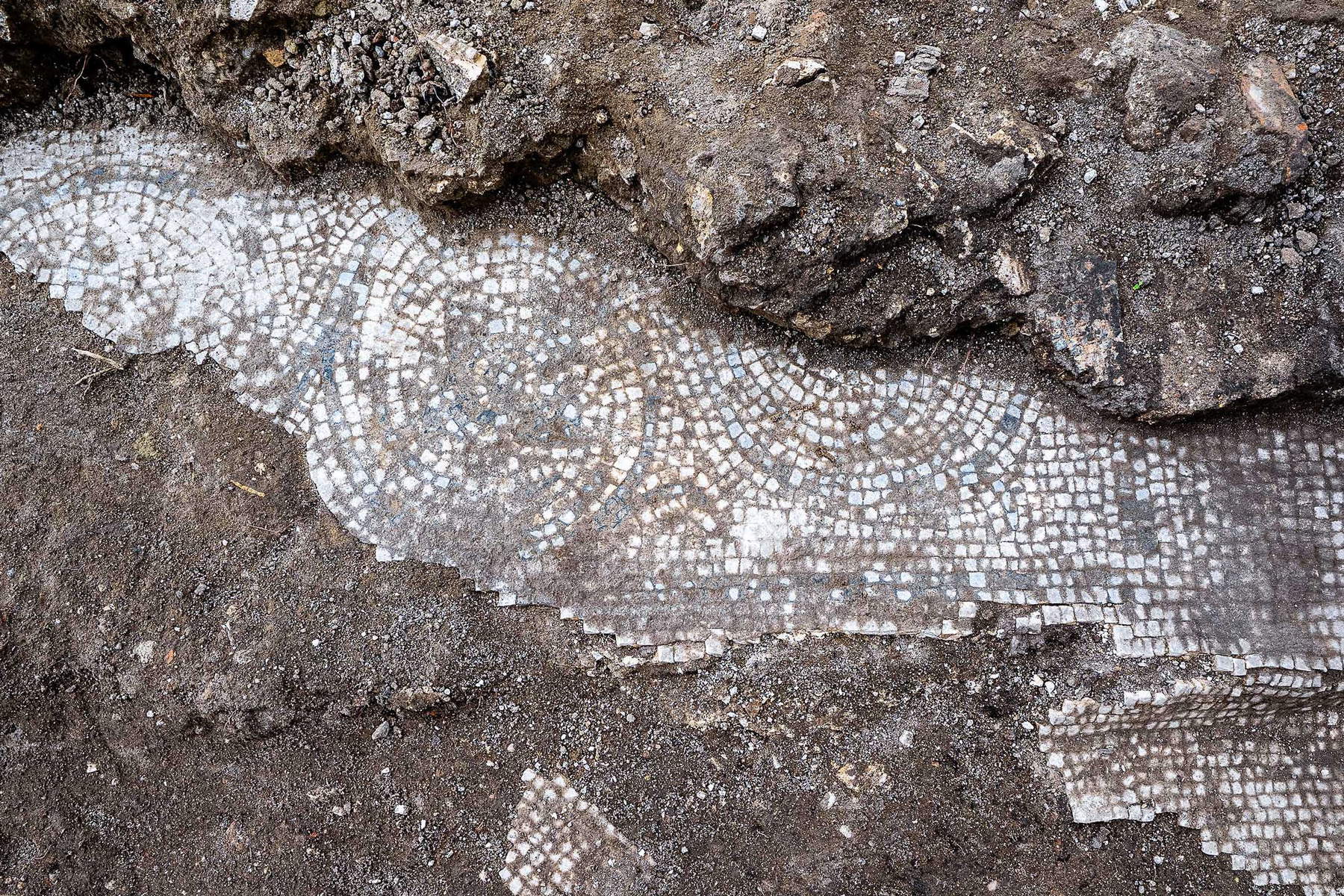 Die Mosaike vor der Restaurierung