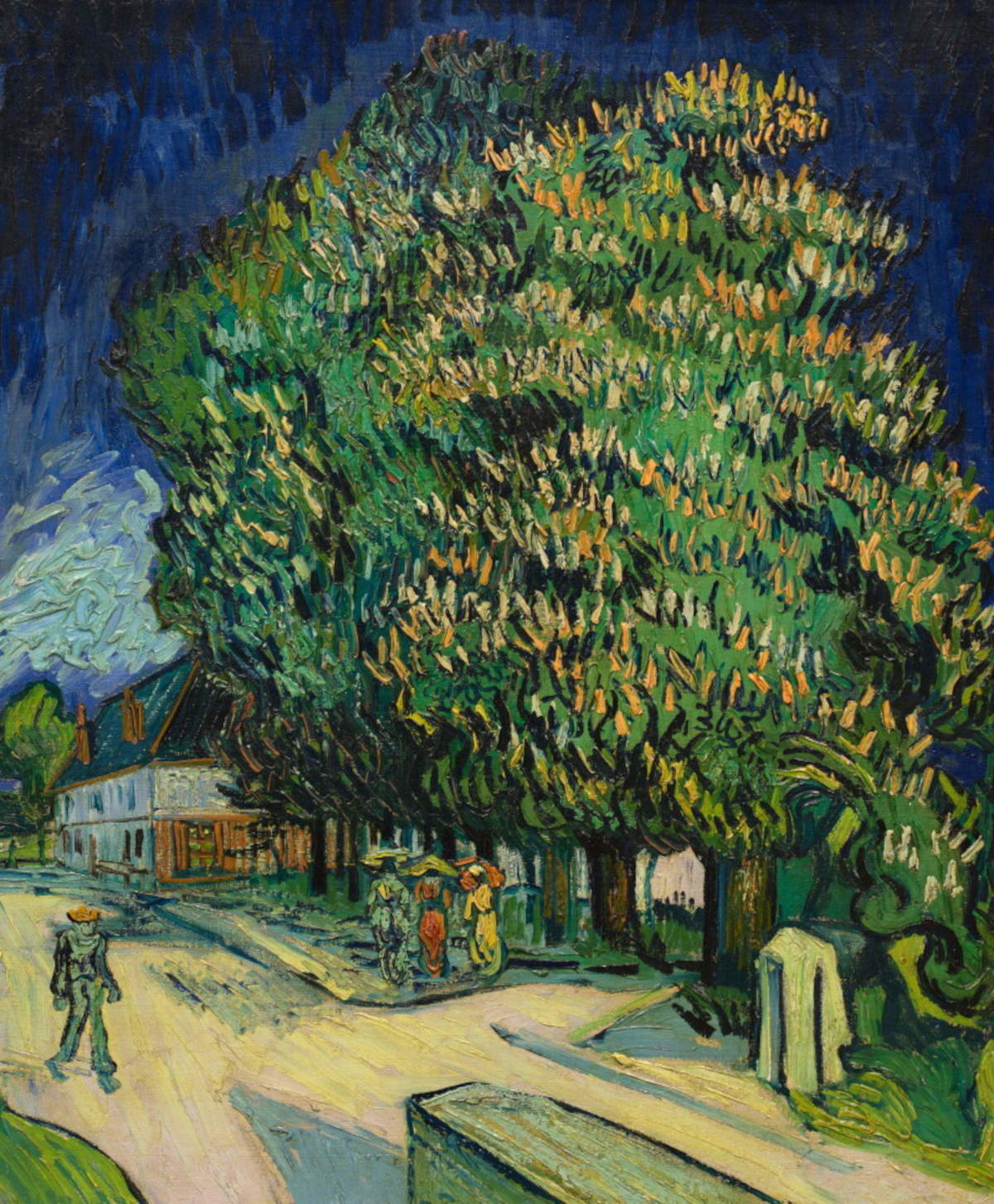 Vincent van Gogh, *Ch&acirc;taigniers en fleurs* (Auvers, May 24, 1890; oil on canvas, 70 &times; 58 cm) Photo: Sotheby&rsquo;s