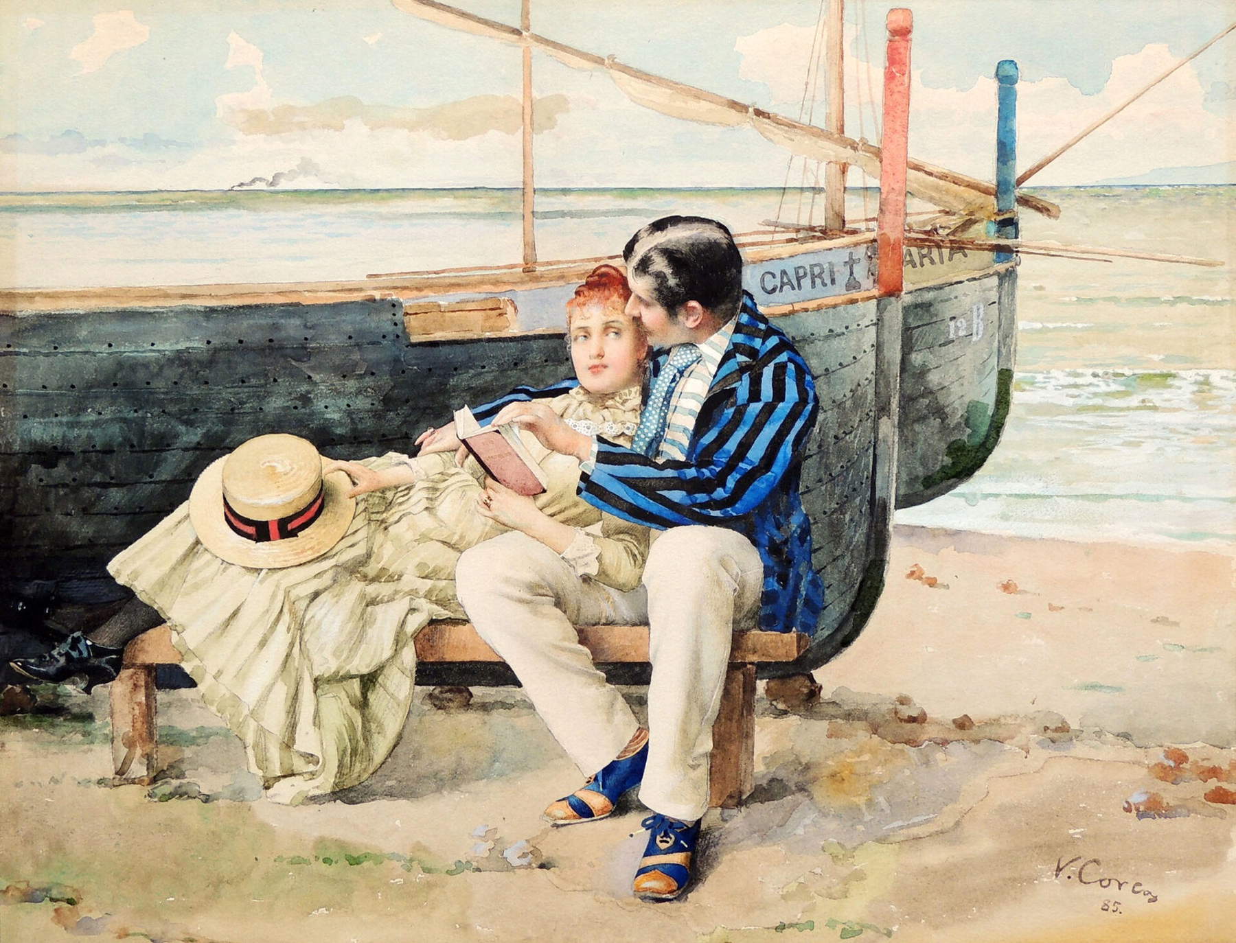 Vittorio Matteo Corcos, Honeymoon (1885; Private collection)