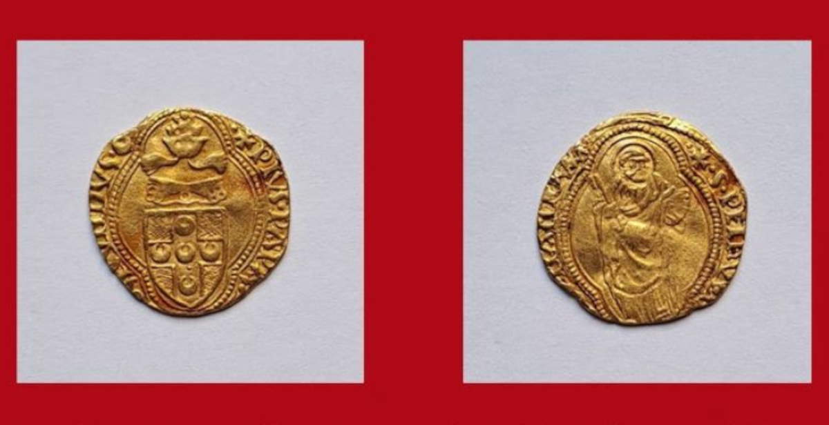 Mantua, el Palacio Ducal adquiere la única moneda de oro del Estado Pontificio acuñada en la ciudad de los Gonzaga