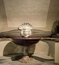 Palazzo Vecchio, restaurate le Fonti dei Leoni: i leoni sono calchi d'epoca in gesso
