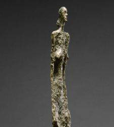 Alberto Giacometti at the Met: the sculptures in the Temple of Dendur in New York.