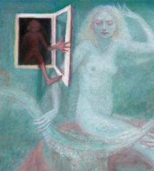 Mailand, eine Ausstellung &uuml;ber Enzo Cucchi und Aleksandra Waliszewska in der Galerie Consonni Radziszewski