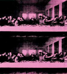 &bdquo;The Last Supper&ldquo; von Andy Warhol im Mart in Rovereto im Rahmen der Ausstellung &uuml;ber k&uuml;nstlerische Zitate 