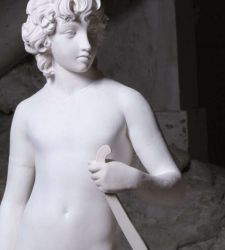 Possagno, restaurato l&rsquo;Amorino di Canova: la lunga storia conservativa del gesso