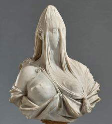 A stunning *Velata* by Antonio Corradini sets an auction record: sold for 1.925 million