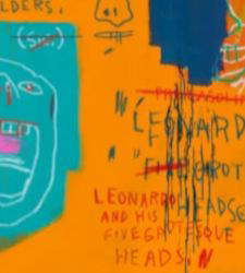 Christie’s subasta un Basquiat nunca antes expuesto: el monumental cuadro inspirado en Leonardo tiene un precio estimado de 30 millones