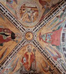 Die Kapelle des Heiligen Maximus in Padua wurde enth&uuml;llt: Die Fresken von Giovanni d&rsquo;Alemagna kommen wieder zum Vorschein