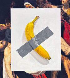 Maurizio Cattelan schenkt dem Centro Mario Negri ein Werk, das von der Banane aus &bdquo;Comedian&ldquo; inspiriert ist