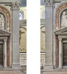 Les Portes en bronze de Donatello retournent &agrave; la Basilique de San Lorenzo &agrave; Florence apr&egrave;s une restauration minutieuse. 