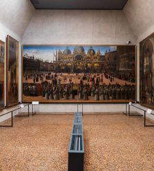 Venise : restauration des trois premi&egrave;res toiles de Bellini et Carpaccio issues du cycle des &laquo; Miracles de la Vraie Croix &raquo;